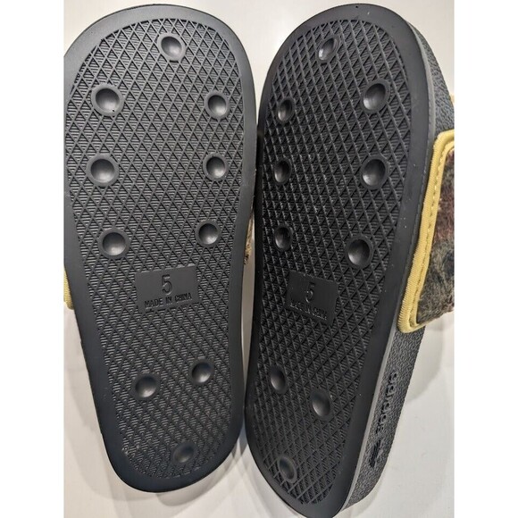 Adidas Jeremy Scott Adilette Teddy Bear Camo Slides H02882 Men's Size 5 NEW - Picture 7 of 8